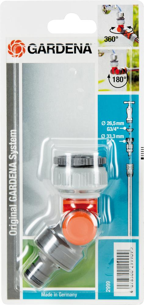 Gardena SB-Winkelhahnstück für G3/4"-Wasserhahn mit G1"-Gewinde