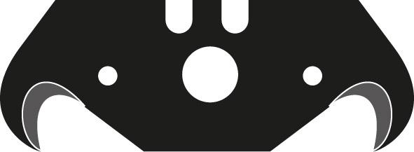 Lutz  Hakenklinge Black 0,65mm Pack a 10 Stück