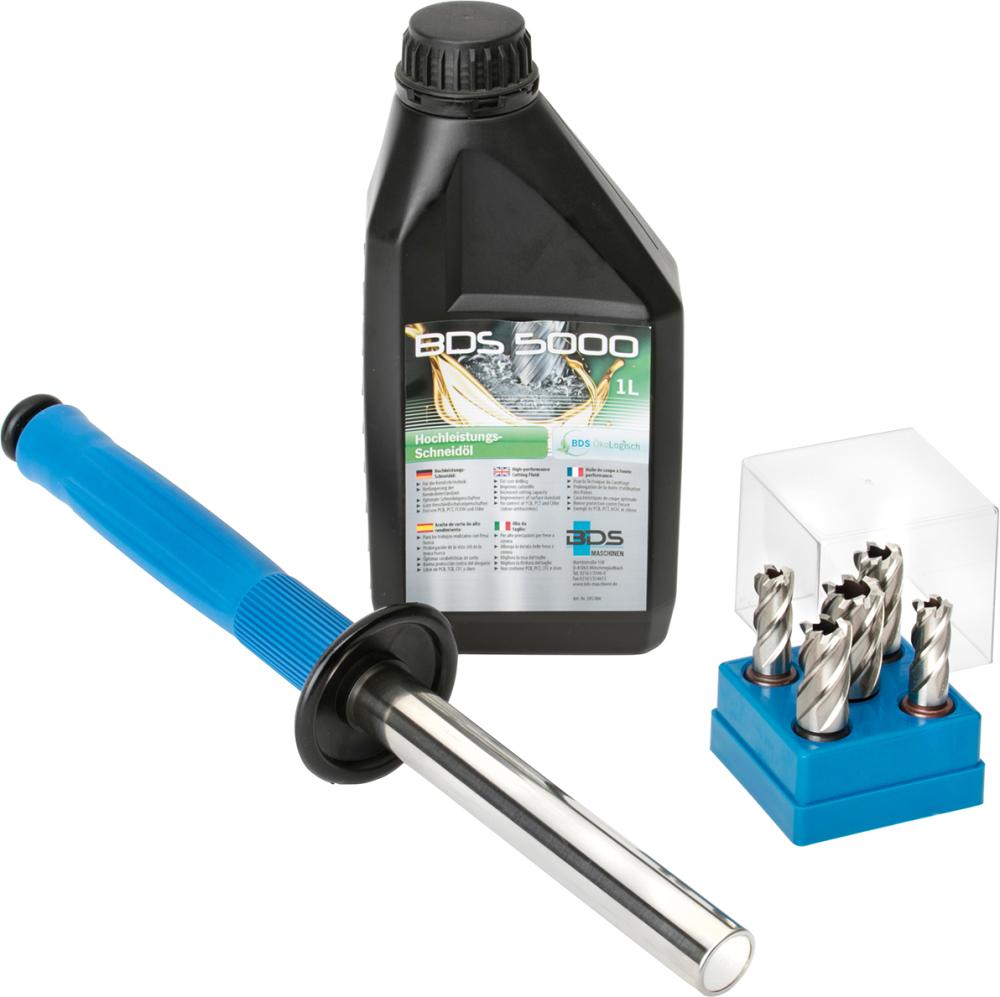 BDS Starter-Kit PowerWorker ZST100 für Magnet-Kernbohrmaschine 7-teilig