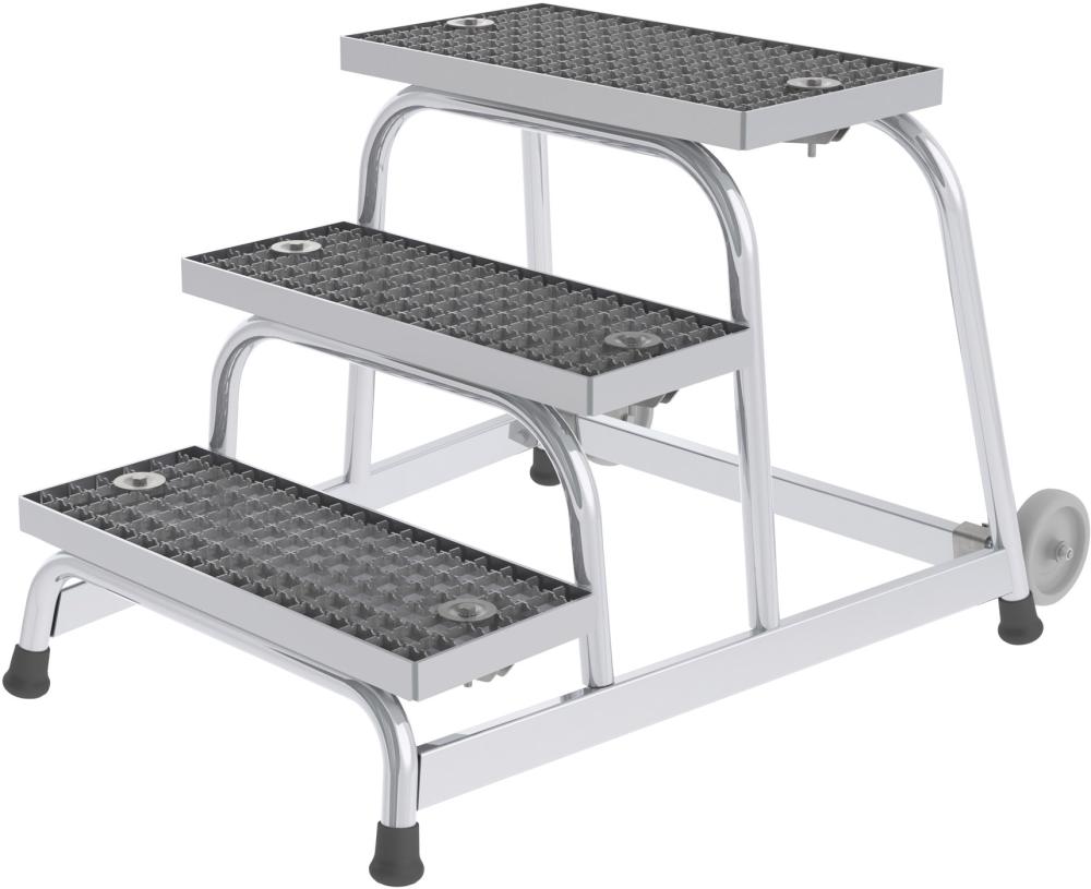 Aluminium Arbeitspodest 2,6m, 3 Stufen