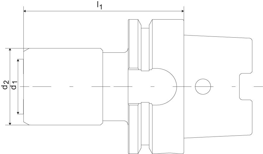 Format Gewindeschnellwechsel- Futter HSK-A63 M14-33  EX