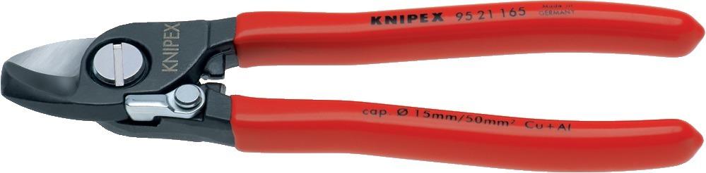 Knipex Kabelschere m.Öffnungsf. 165mm m.Kst.Griff