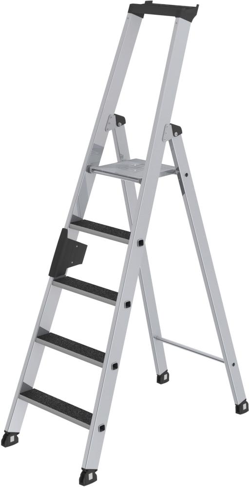 Alu-Stehleiter 1x5 St. m. clip-step R13