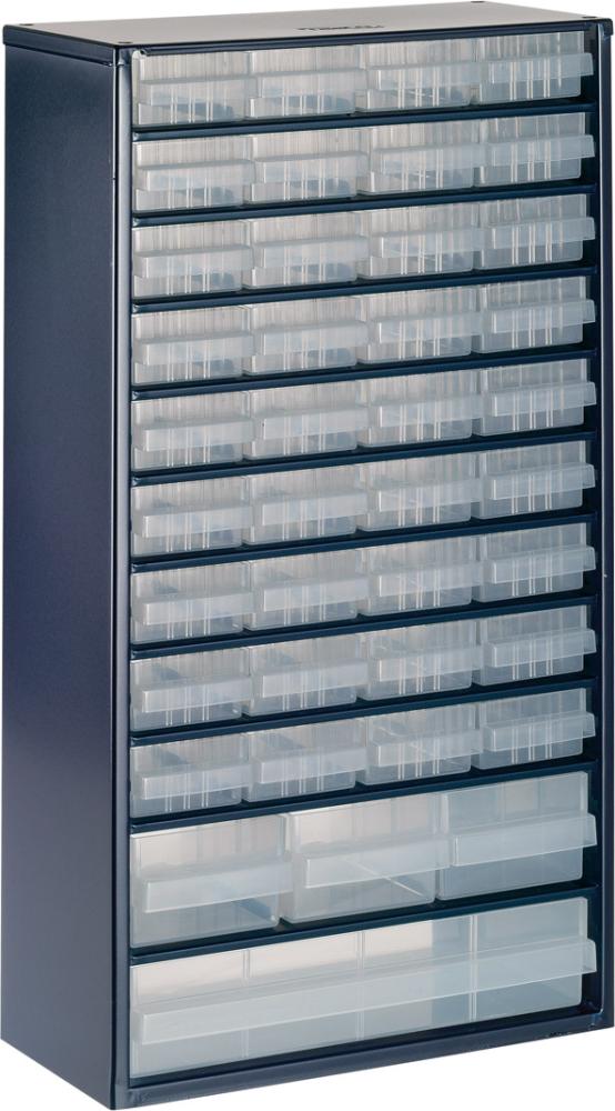 Schubla.-Magazin 1240-12340 Schubladen blau Raaco