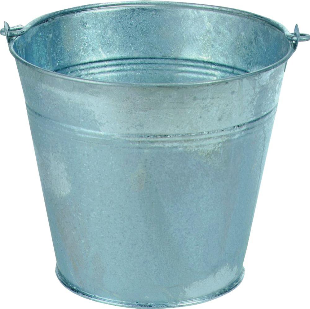 Baueimer Metall verzinkt 12 L