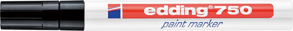 edding Lackmarker 750 4-750001 2-4mm Rundspitze permanent schwarz