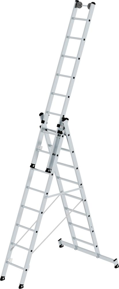 Mehrzweckleiter alu 3x8 Sprossen