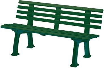 Bank Mod. Sylt 3 Sitzer grün 150 cm