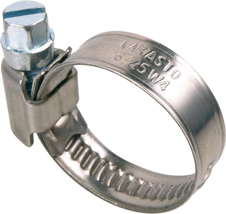 GEKA Schlauchschelle DIN3017-1, W4, Breite 12mm, Spannbereich 16-25mm