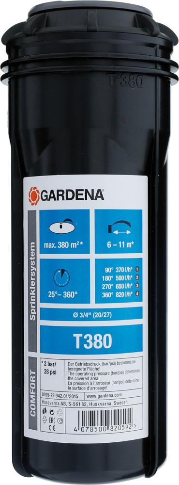 Gardena Sprinklersystem Turbinen-Versenkregner T 380 8205-29