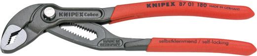 Knipex Wasserpumpenzange Cobra 8701250 mit Kunststoff-Griffen 250mm