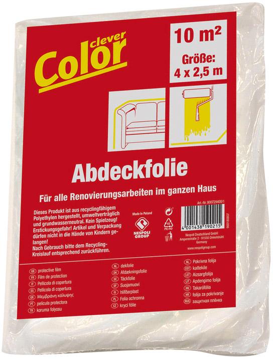 Abdeckplane 4x2,5 m transp, Clever Color 4 my