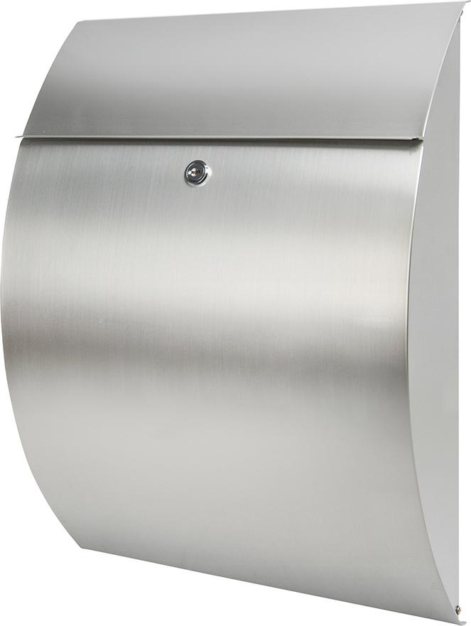 Burg-Wächter GA-Briefkasten, Riviera 3835 Ni, Edelstahl, edelstahl rostfrei