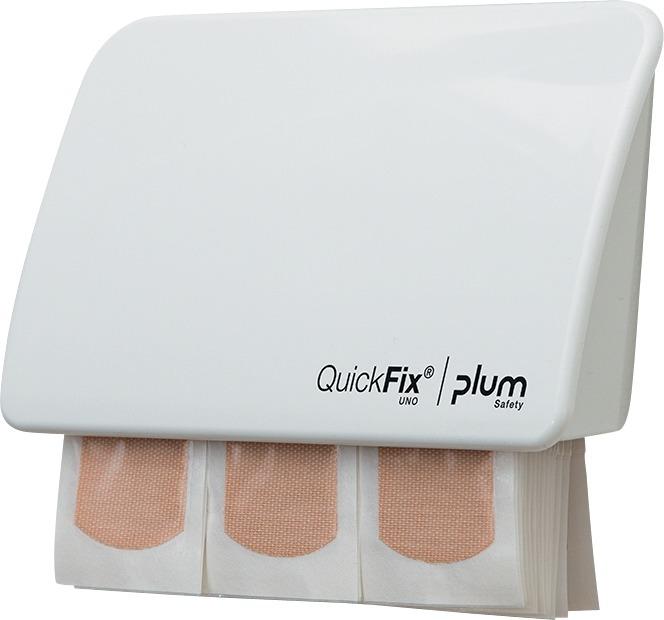 Plum Pflasterspender UNO Quickfix,weiß ( 1x45 Plf.)