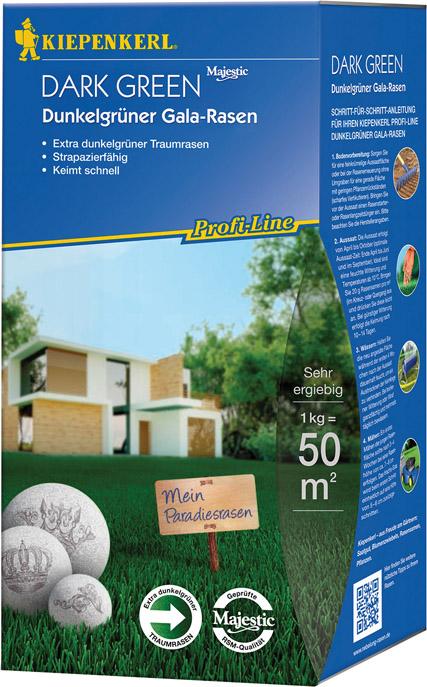 Kiepenkerl Grüner Gala Rasen 1 kg Profi Dark Green