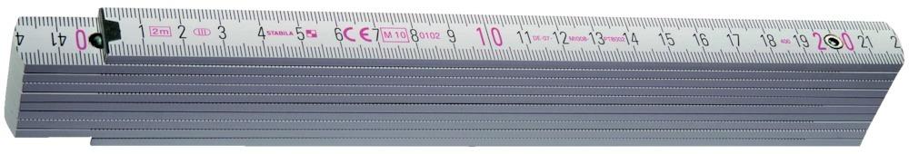 Stabila Holz-Gliedermaßstab GEO 2m x 16mm