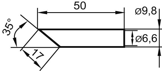 Ersa Lötspitze 35Grad 0832LDLF 17mm