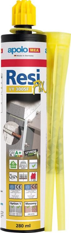 Kartuschen styrolfreiResiFIX VY 300 SF