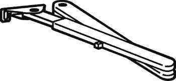 Dorma Rastfeststellarm mit Abschaltung silberfarbig