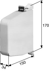 PIVO Aufschraub-Gurtwickler 120502 weiß