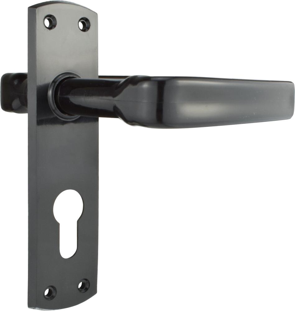 Bever FH-Drückergarnitur,Kurzschild,oval 83 P,Profilzylinder gelocht,9/72