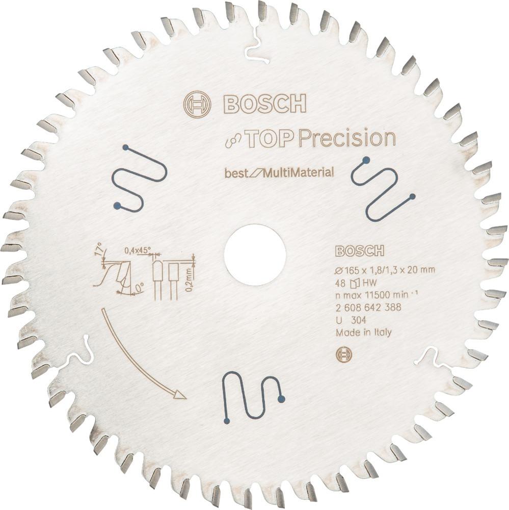 Bosch Kreissägebl. HW f.Tauchs.165x20x48T