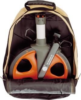 Nedo Leichtmessrad Deluxe mit Rucksack