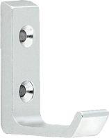 Garderobenprofilhaken 38X48mm FO LM poliert