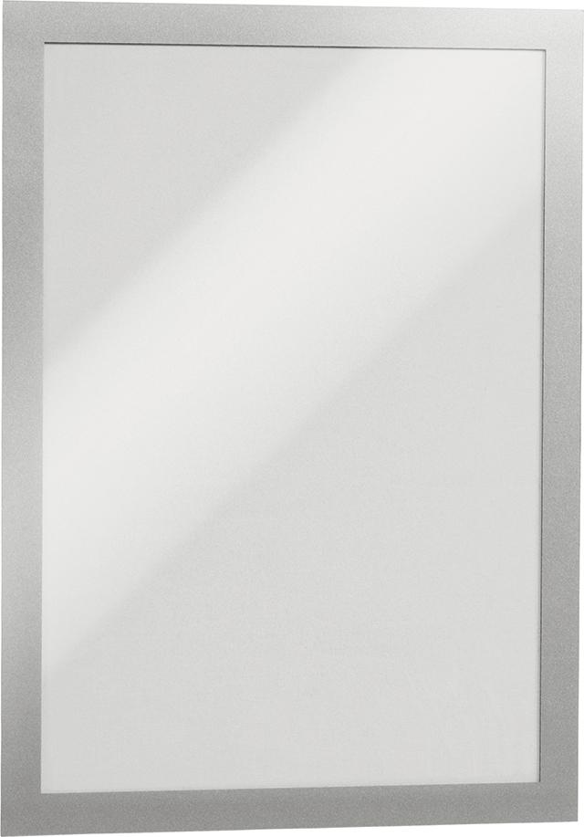 DURABLE Magnetrahmen DURAFRAME 487223 DIN A4 silber 2 St./Pack.