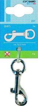 Bolzenkarabiner () vernickelt 52 mm a 1 Stk