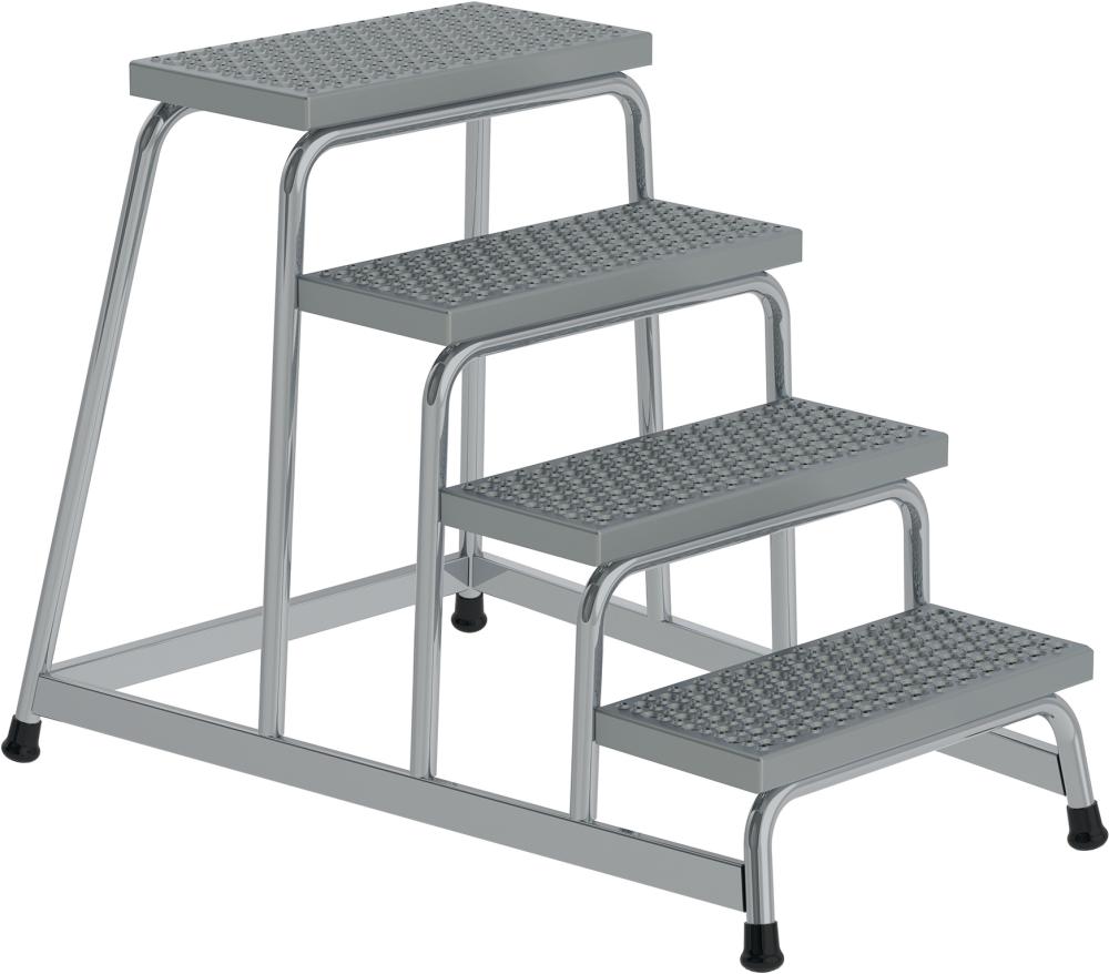Aluminium Arbeitspodest R 13 starr 4 Stufe