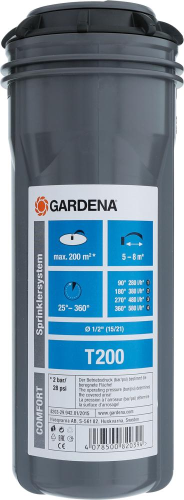 Gardena Sprinklersystem Turbinen-Versenkregner T 200 8203-29