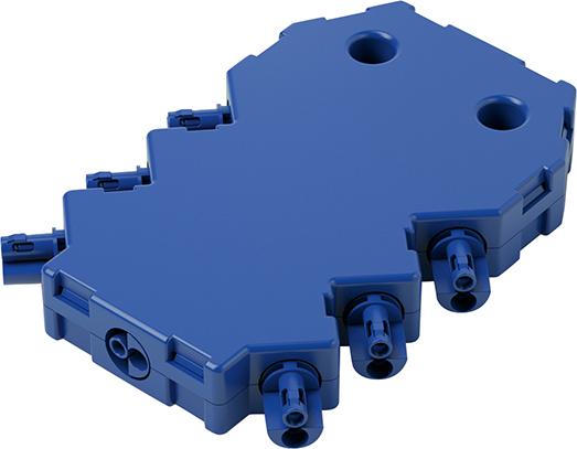 LED 6-fach Verteiler MP2 24VDC max. 8A
