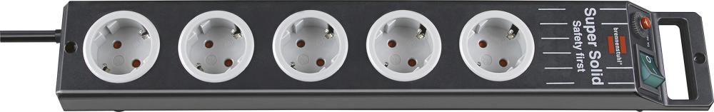 Brennenstuhl Steckdosenleiste SuperSolid 5-fach H05VV-F3G1,5 2,5m
