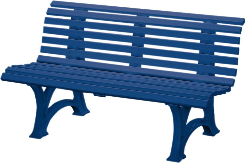 Bank Helgoland 3 Sitze blau 1500 mm