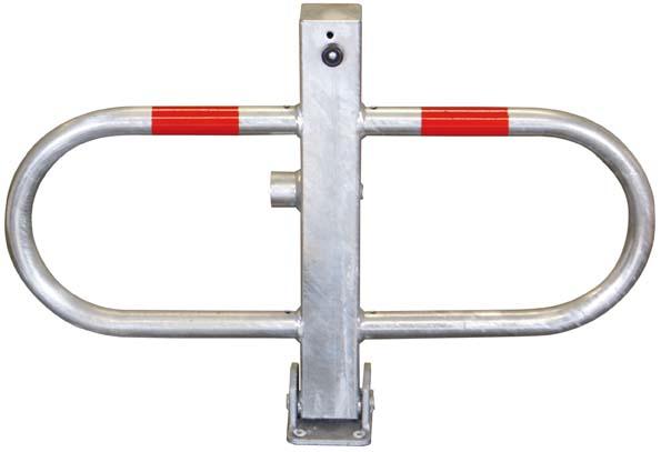 Parkplatzsperre Typ4709FU70x70mm, feuerverzinkt