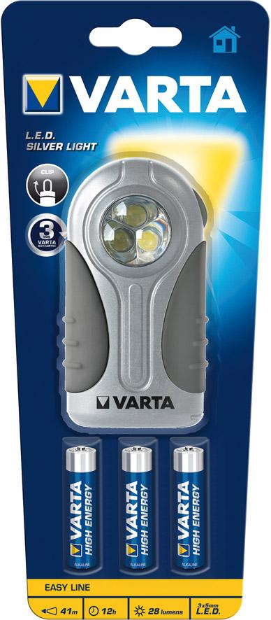Varta Taschenlampe LED Silver Light 3AAA 16647 m.Batt.B