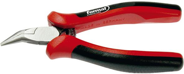 Format Spitzzange Elektronik gebogen 130mm