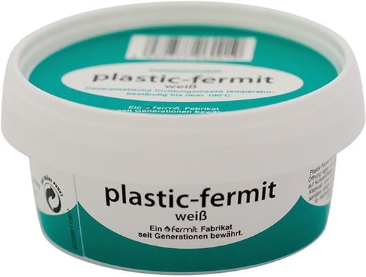 Dichtungsmasse plastik- fermit, weiß, 1/4 kg-Dose