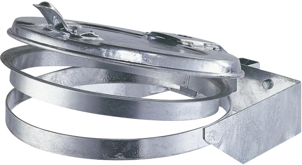 IHTec Wandhalter 70-120 l mit verzinkt Stahldeckel