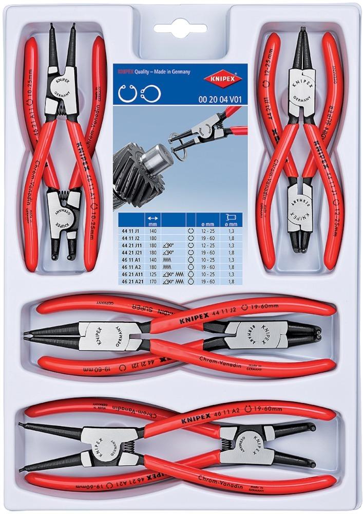 Knipex Sicherungsringz.-Set 8tlg.Schaummodul