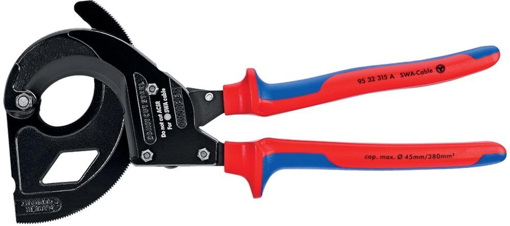 Knipex Kabelschn. f.SWA-Kabel 315mm 2K-Hülle