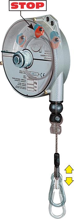 Federzug Typ 9346 2-4 kg 2,5 m