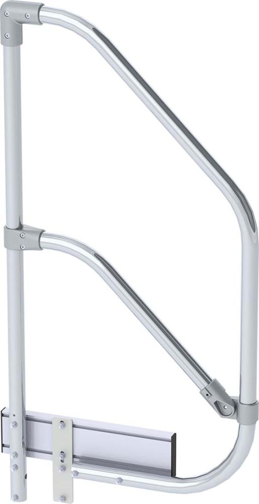 Geländer, einseitg passend für 2 Stufen