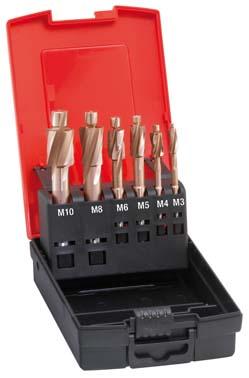 Format Flachsenker-Set Kernloch DIN373 M3-M10