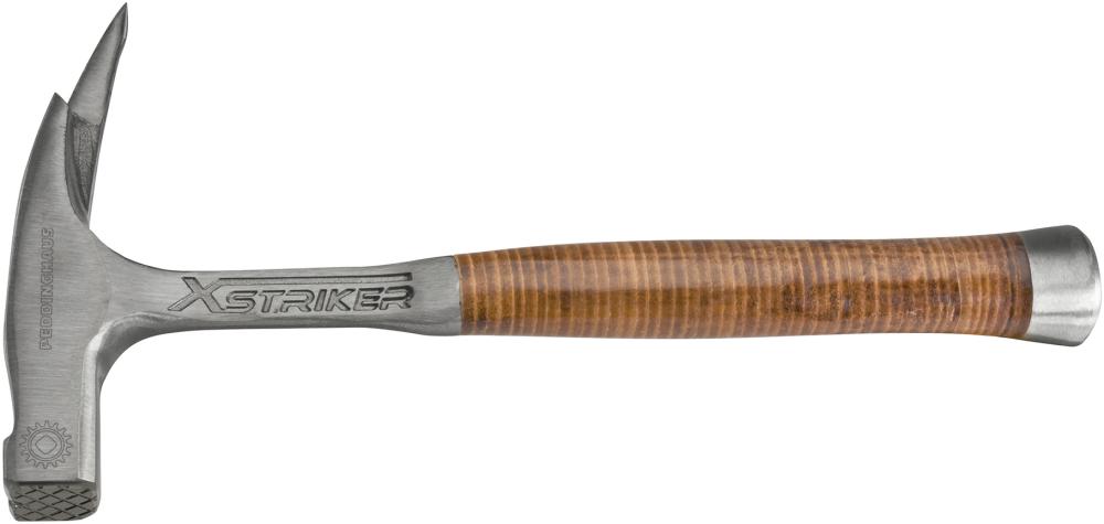 Latthammer XSTRIKER geschmiedet gerauht mit Ledergriff