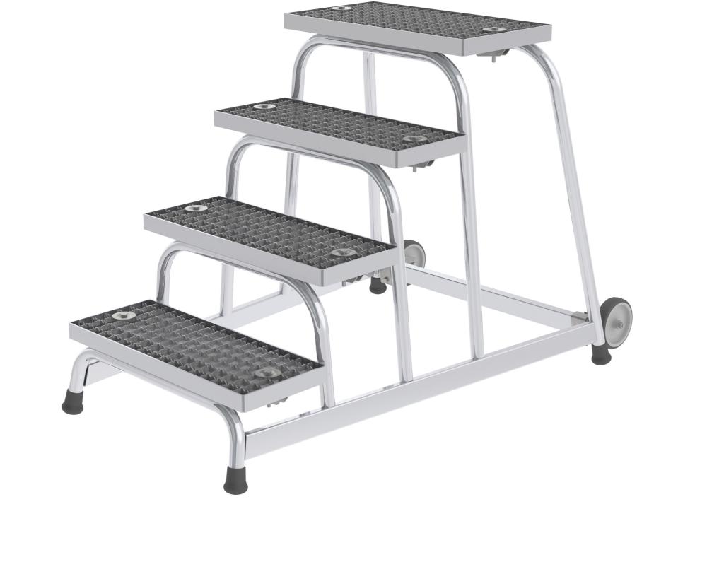 Aluminium Arbeitspodest 2,8m, 4 Stufen