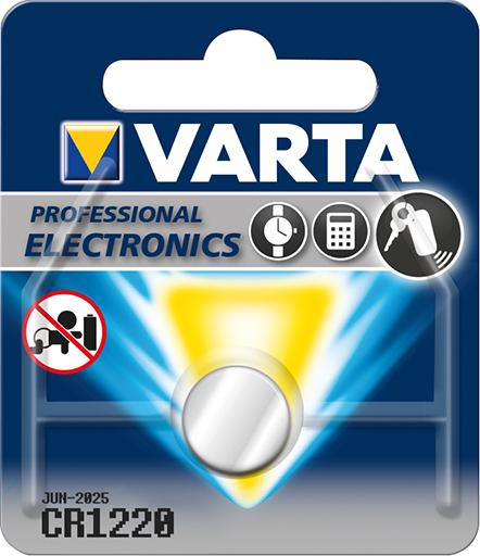 Varta Electronics LithiumCR1220 1erBli., 3,0V