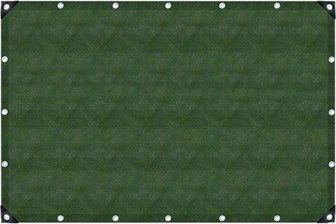 Gewebeplane oliv 10x12m UV-stabilis. Ösen 50 cm