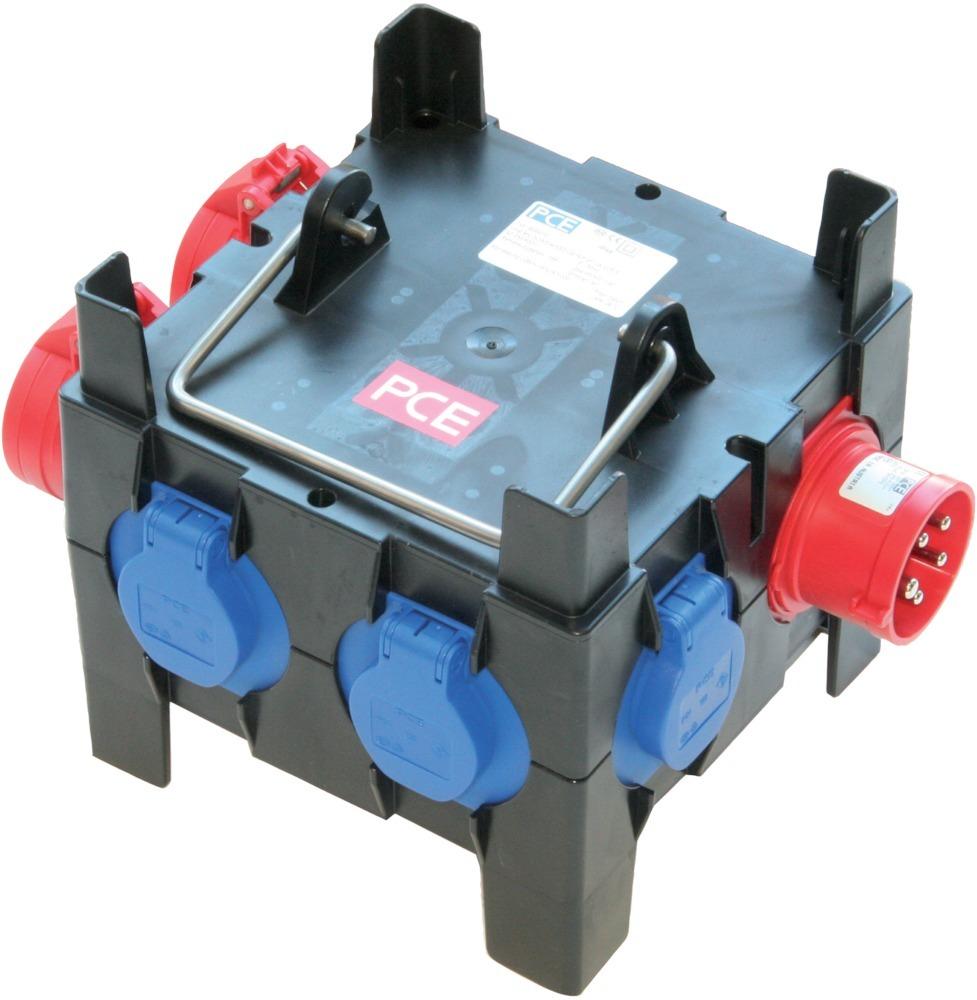 PCE Kunststoff-Steckdosenvereiler M-Imst 16/2-4/OF